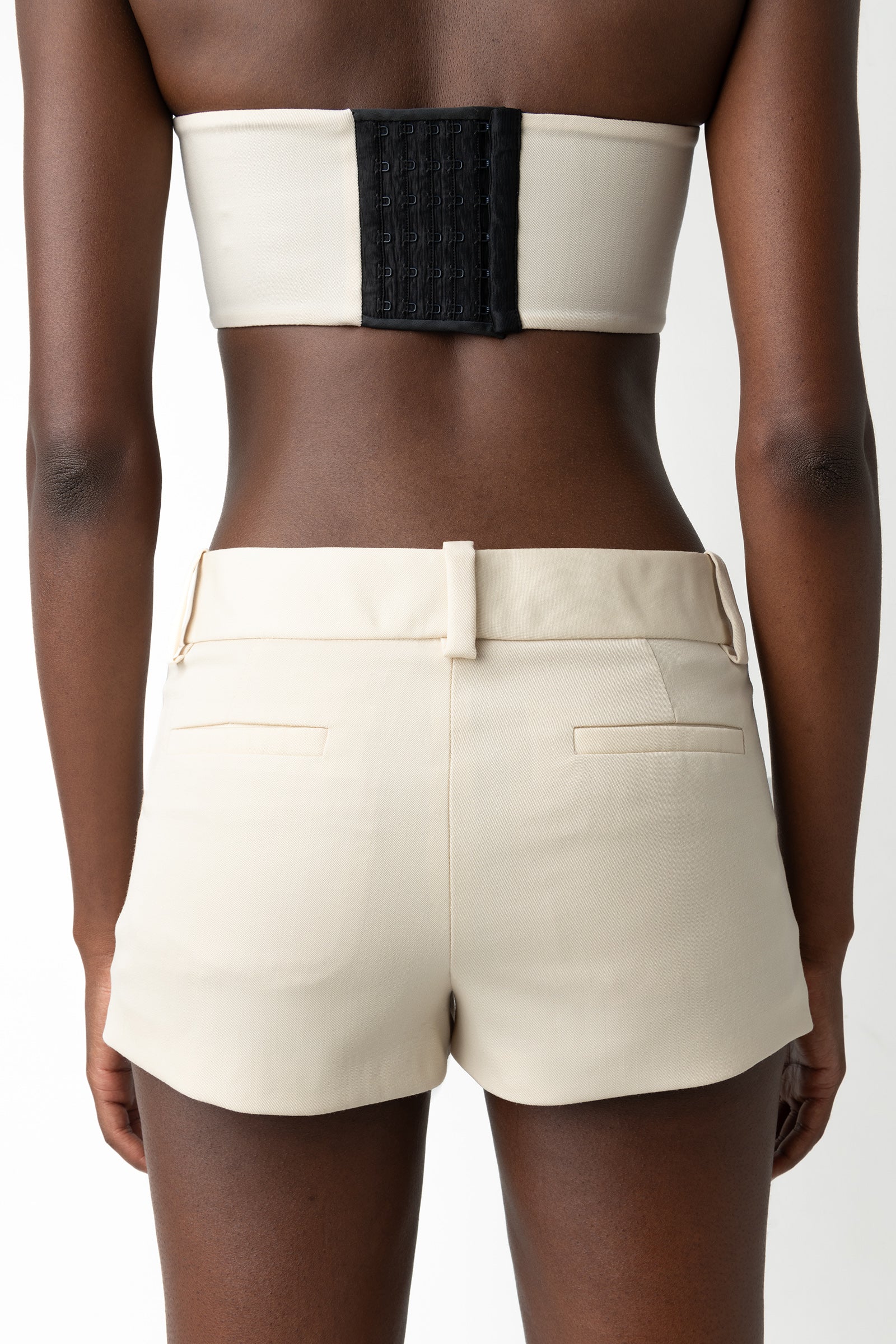 Bruna Wool Shorts - Cream