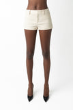 Bruna Wool Shorts - Cream