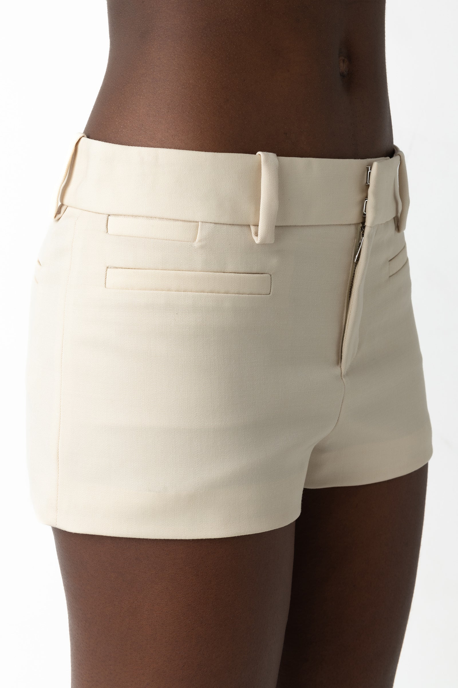 Bruna Wool Shorts - Cream