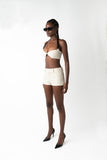 Bruna Wool Shorts - Cream
