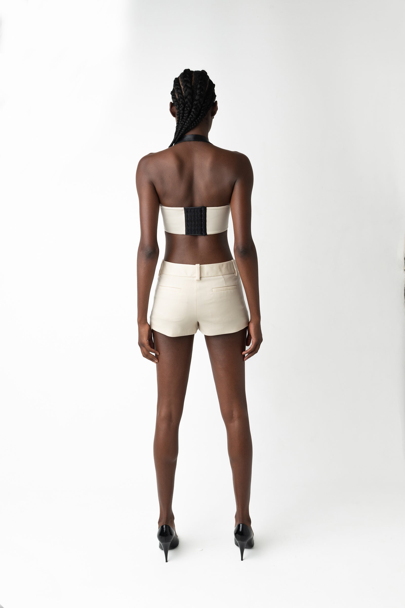 Bruna Wool Shorts - Cream