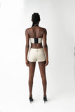 Bruna Wool Shorts - Cream