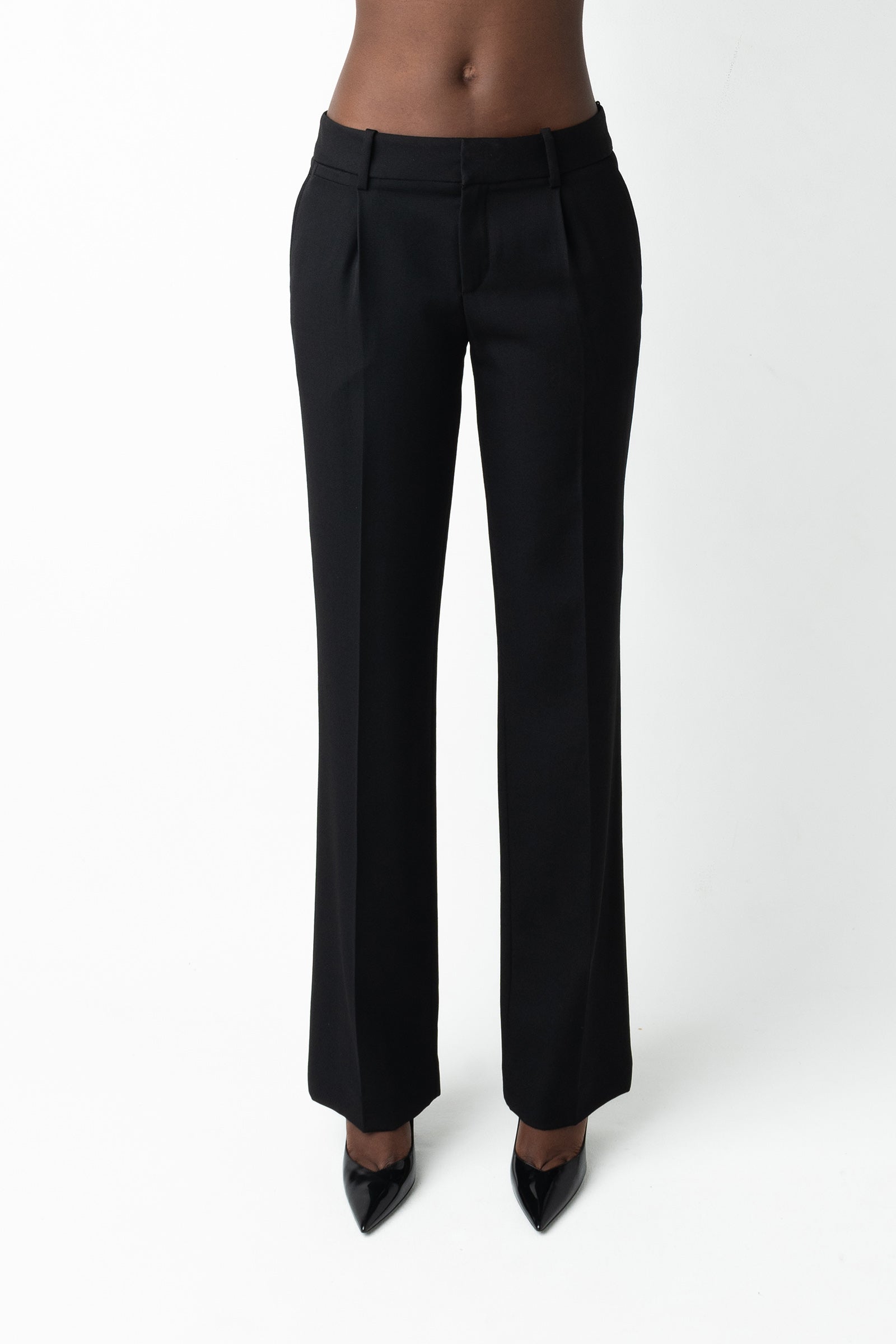Cindy Wool Trousers - Black