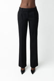Cindy Wool Trousers - Black
