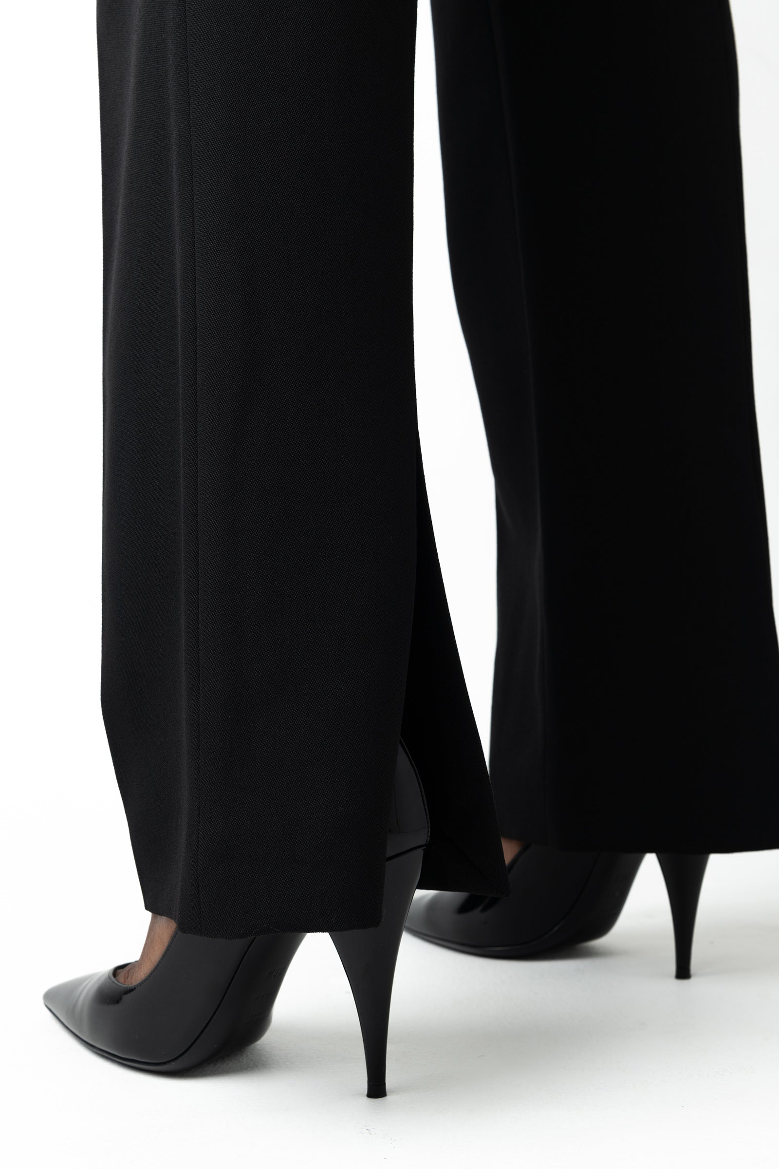 Cindy Wool Trousers - Black