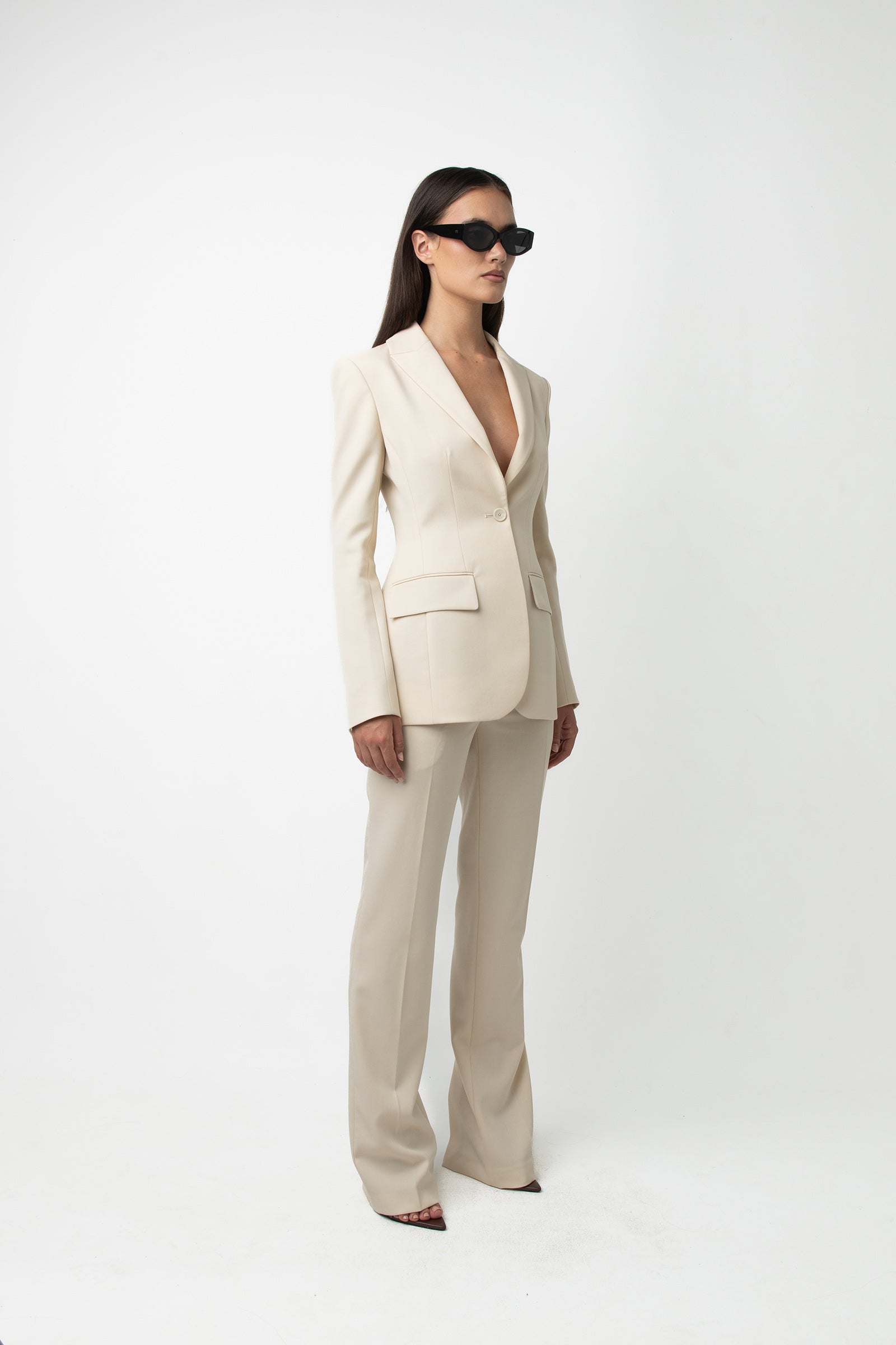 Melita Wool Jacket - Cream