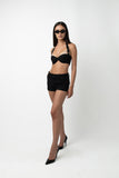 Kim Wool Bralette - Black