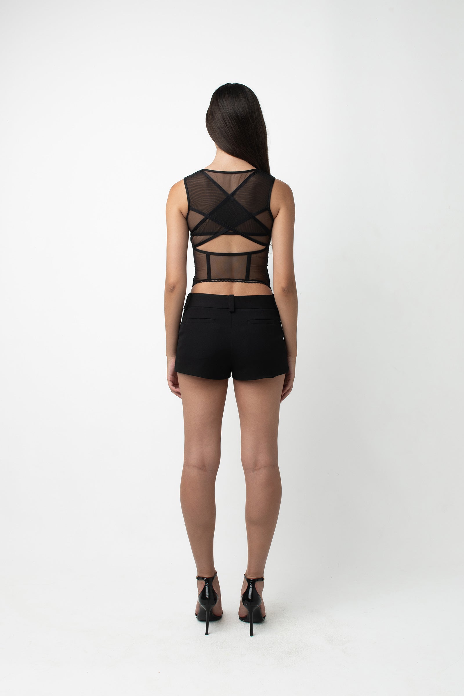 Florence Corset Top - Black