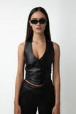 Brook Bib Top - Caviar