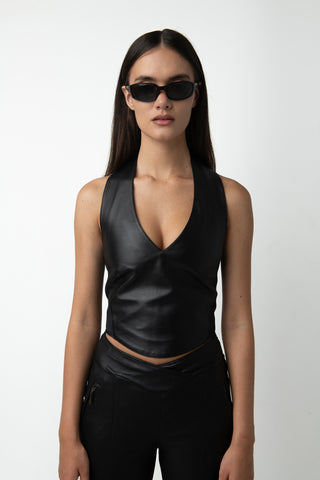 Brook Bib Top - Caviar