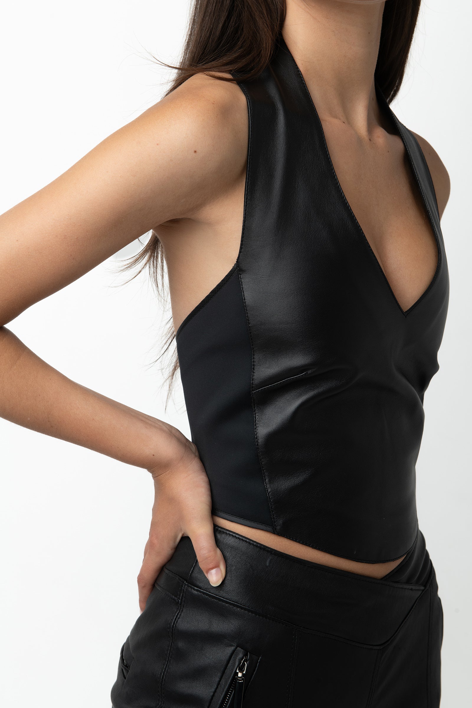 Brook Bib Top - Caviar