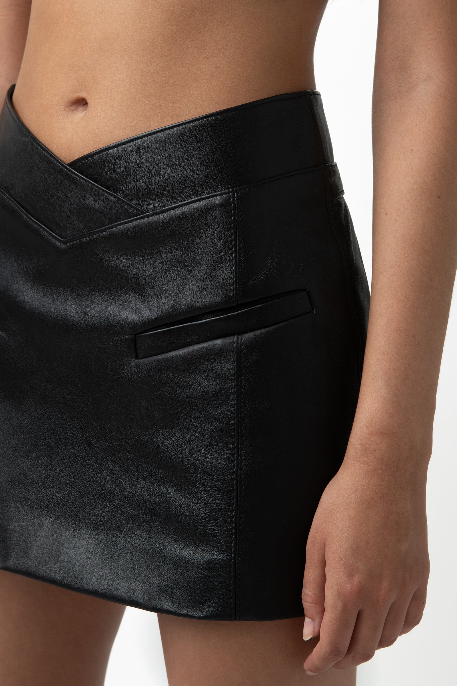 Emma Mini Skirt - Caviar