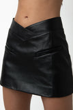 Emma Mini Skirt - Caviar