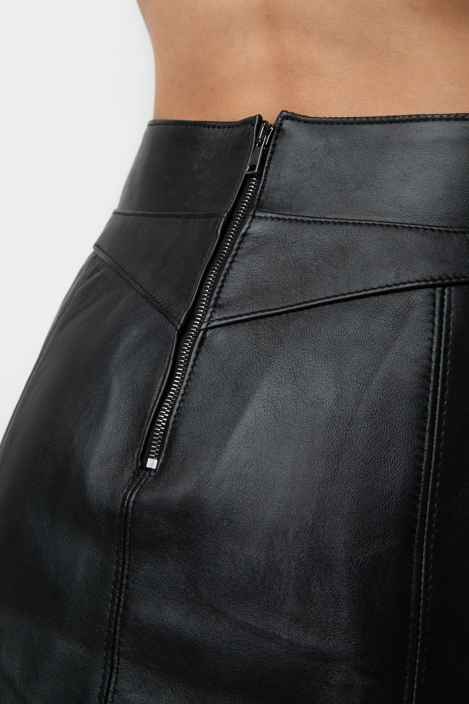 Emma Mini Skirt - Caviar