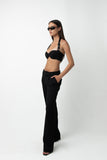 Kim Wool Bralette - Black