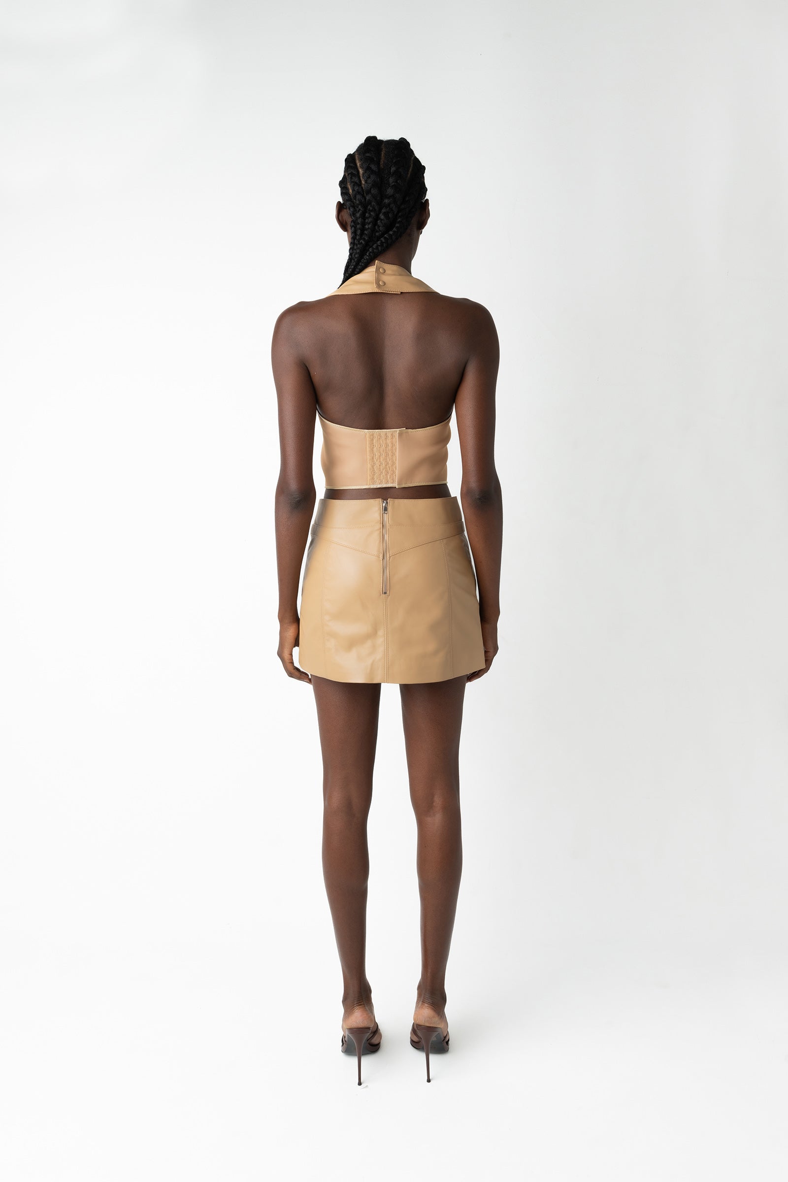 Brook Bib Top - Latte
