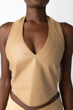 Brook Bib Top - Latte