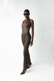 Brook Bib Top - Chocolate
