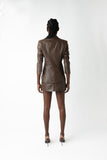 Alethia Leather Jacket - Chocolate