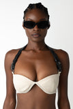 Kim Wool Bralette - Cream