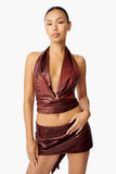 Gabrielle Halter Top - Wine