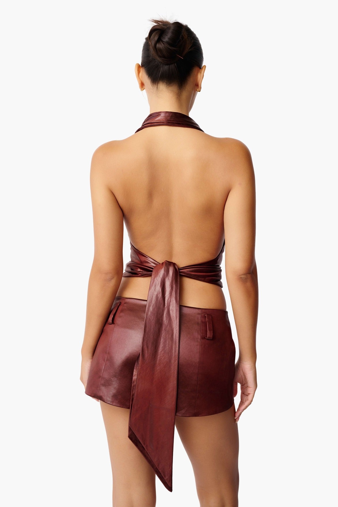 Gabrielle Halter Top - Wine